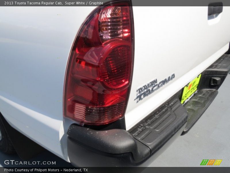 Super White / Graphite 2013 Toyota Tacoma Regular Cab