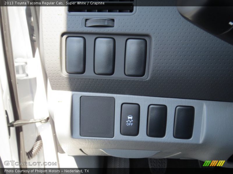 Controls of 2013 Tacoma Regular Cab
