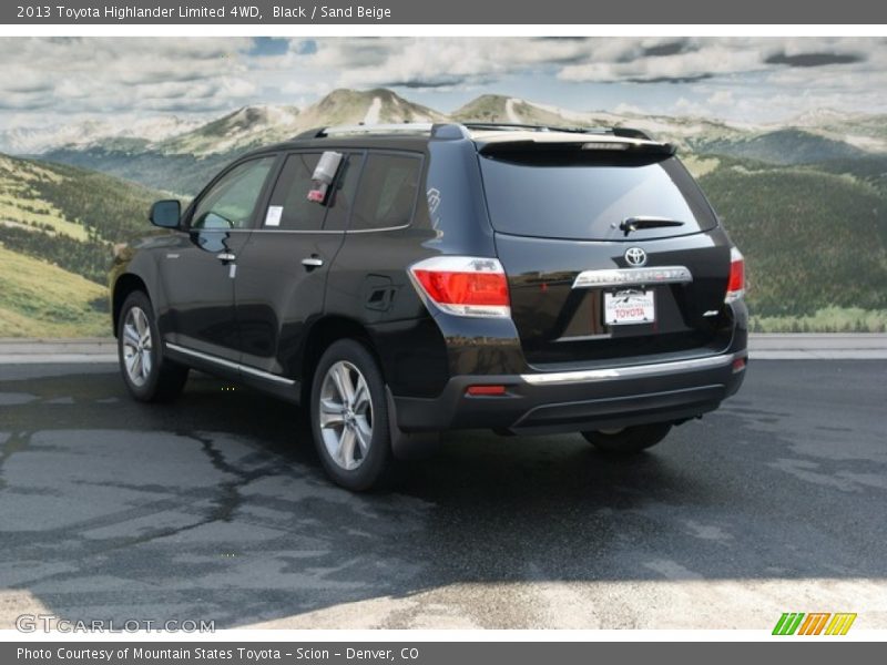 Black / Sand Beige 2013 Toyota Highlander Limited 4WD