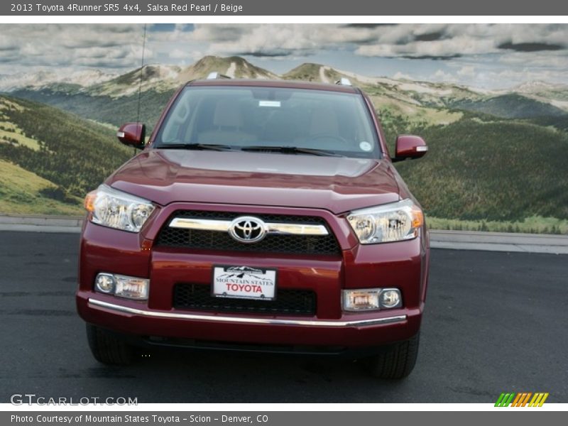 Salsa Red Pearl / Beige 2013 Toyota 4Runner SR5 4x4
