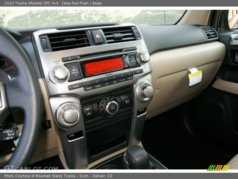 Controls of 2013 4Runner SR5 4x4