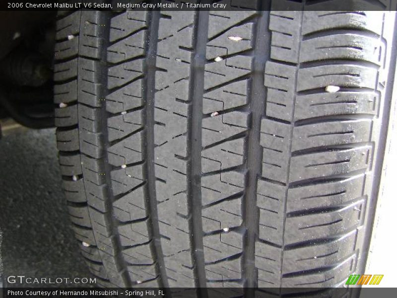 Medium Gray Metallic / Titanium Gray 2006 Chevrolet Malibu LT V6 Sedan
