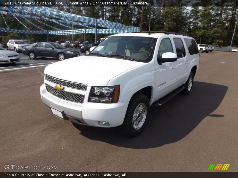 Summit White / Light Cashmere/Dark Cashmere 2013 Chevrolet Suburban LT 4x4
