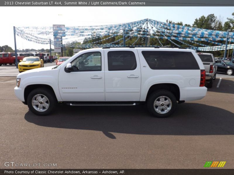 Summit White / Light Cashmere/Dark Cashmere 2013 Chevrolet Suburban LT 4x4