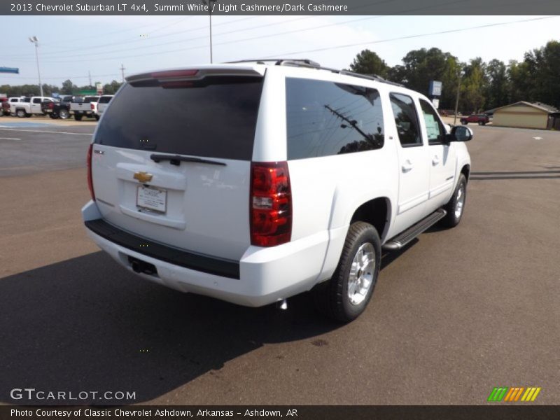 Summit White / Light Cashmere/Dark Cashmere 2013 Chevrolet Suburban LT 4x4