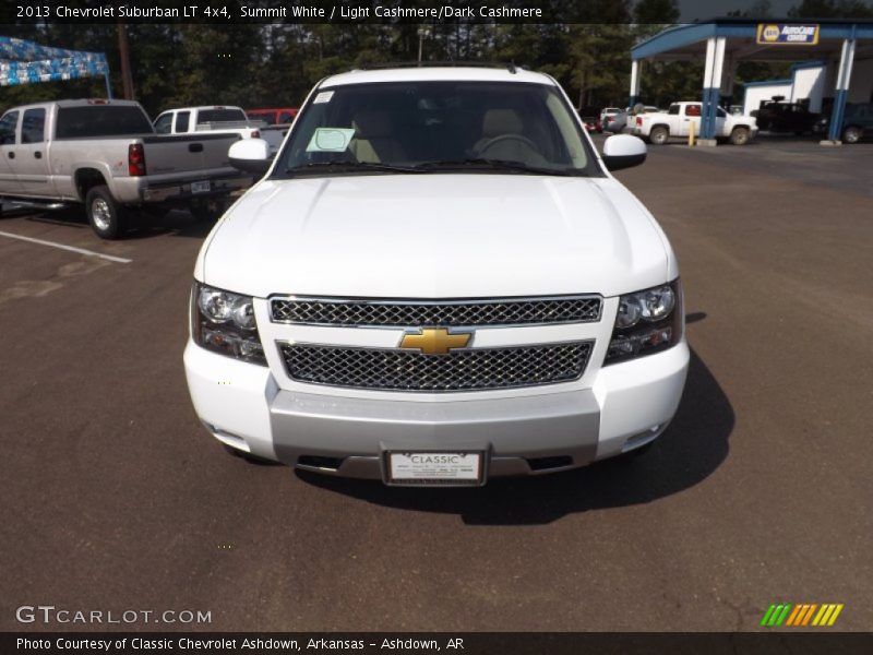 Summit White / Light Cashmere/Dark Cashmere 2013 Chevrolet Suburban LT 4x4