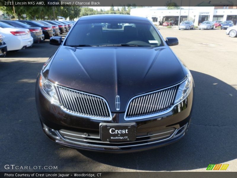 Kodiak Brown / Charcoal Black 2013 Lincoln MKS AWD