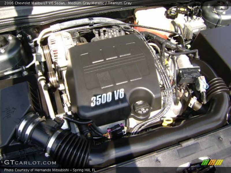 Medium Gray Metallic / Titanium Gray 2006 Chevrolet Malibu LT V6 Sedan