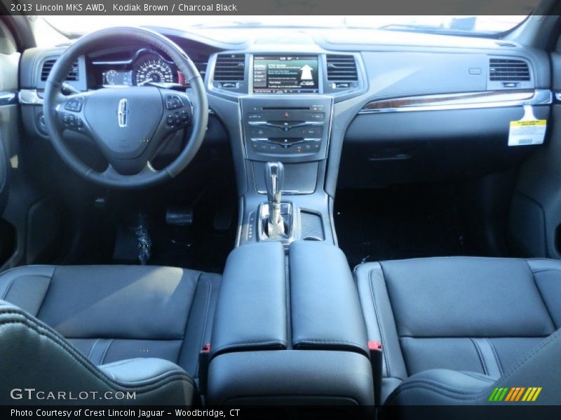 Kodiak Brown / Charcoal Black 2013 Lincoln MKS AWD