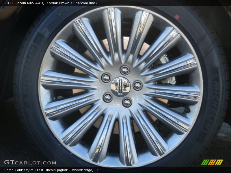 Kodiak Brown / Charcoal Black 2013 Lincoln MKS AWD