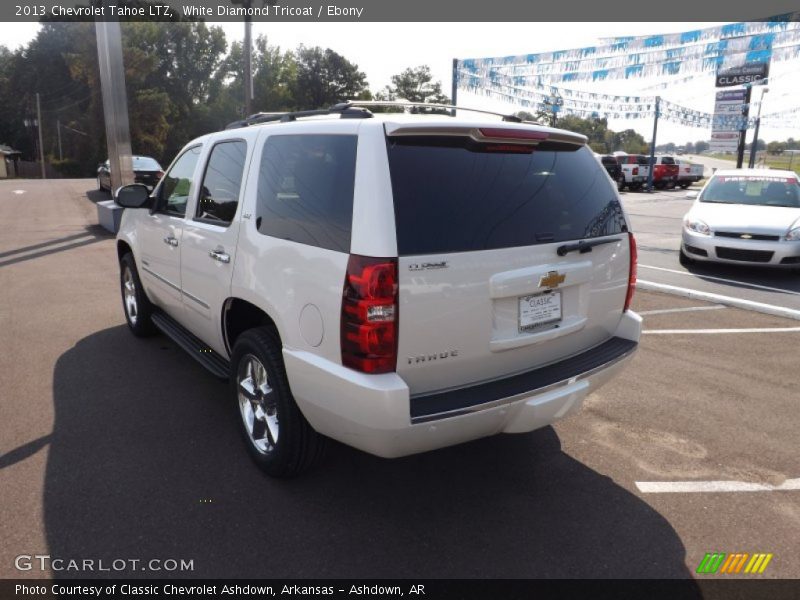 White Diamond Tricoat / Ebony 2013 Chevrolet Tahoe LTZ