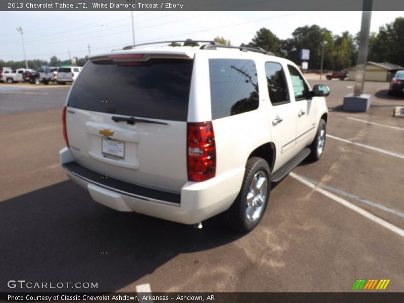 White Diamond Tricoat / Ebony 2013 Chevrolet Tahoe LTZ