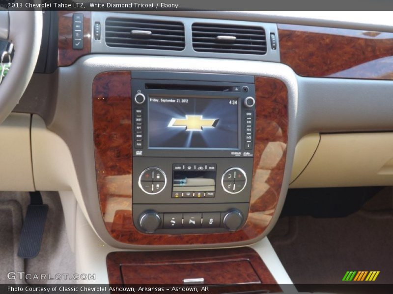 White Diamond Tricoat / Ebony 2013 Chevrolet Tahoe LTZ