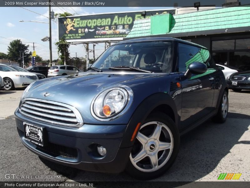 Horizon Blue / Black/Grey 2009 Mini Cooper Hardtop