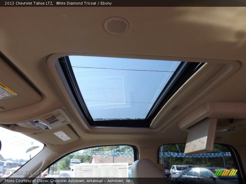 White Diamond Tricoat / Ebony 2013 Chevrolet Tahoe LTZ
