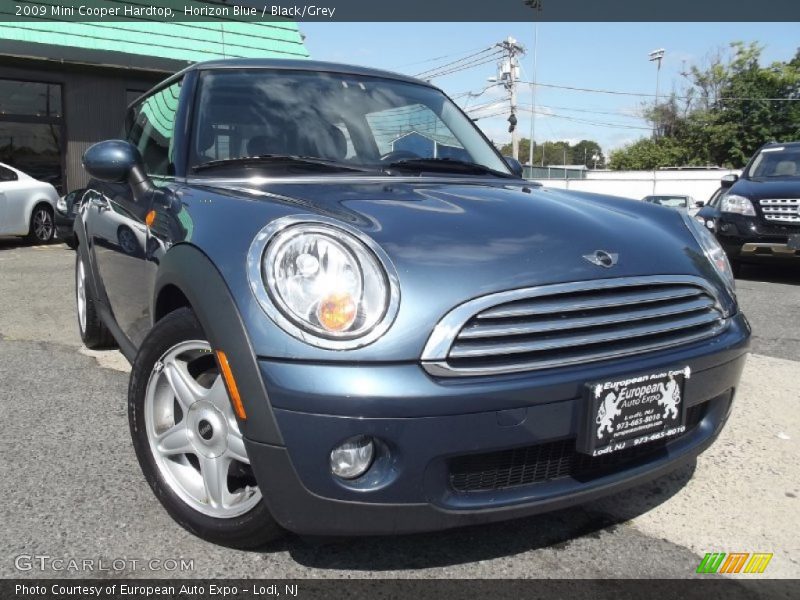 Horizon Blue / Black/Grey 2009 Mini Cooper Hardtop