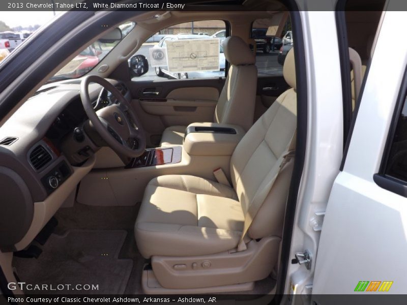 White Diamond Tricoat / Ebony 2013 Chevrolet Tahoe LTZ