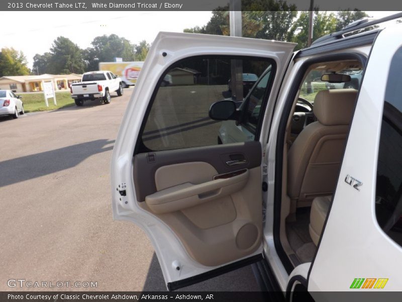 White Diamond Tricoat / Ebony 2013 Chevrolet Tahoe LTZ