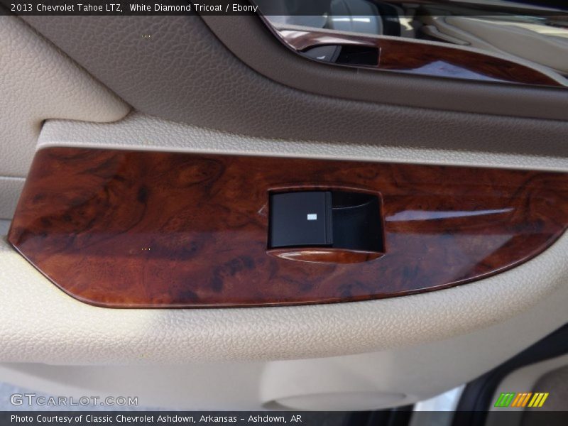 White Diamond Tricoat / Ebony 2013 Chevrolet Tahoe LTZ