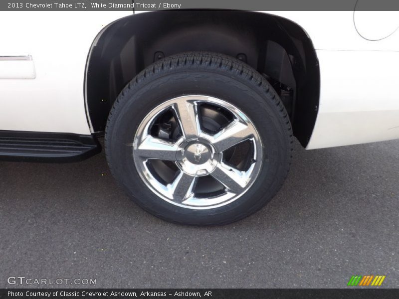 White Diamond Tricoat / Ebony 2013 Chevrolet Tahoe LTZ