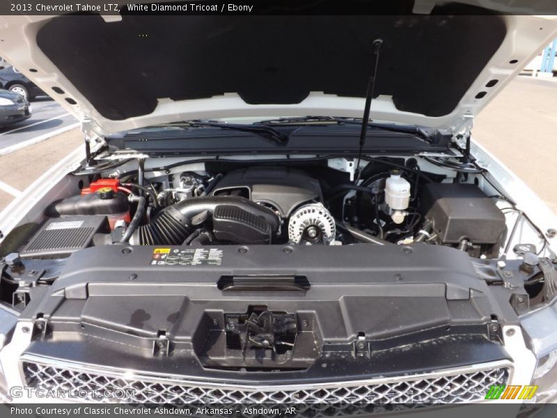 White Diamond Tricoat / Ebony 2013 Chevrolet Tahoe LTZ