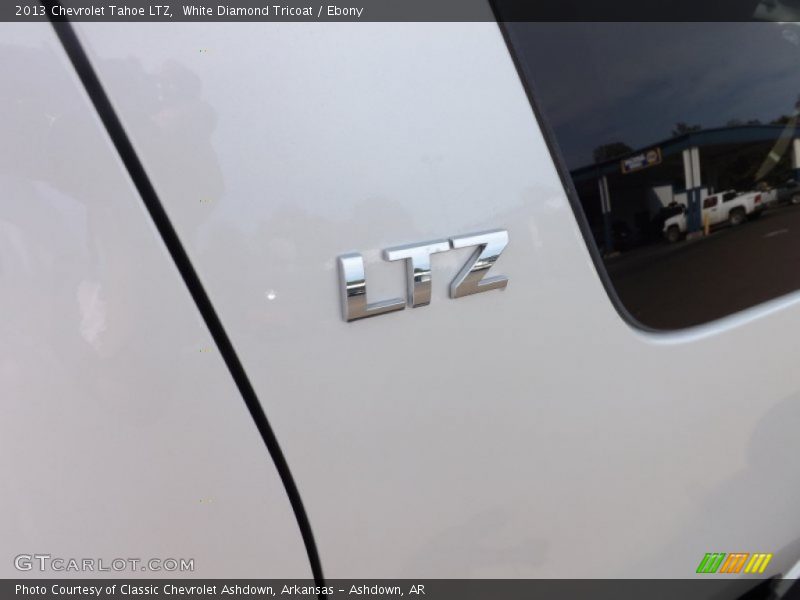 White Diamond Tricoat / Ebony 2013 Chevrolet Tahoe LTZ