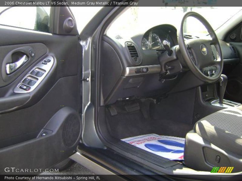 Medium Gray Metallic / Titanium Gray 2006 Chevrolet Malibu LT V6 Sedan