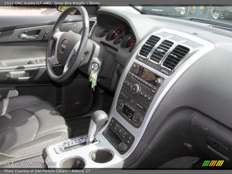 Deep Blue Metallic / Ebony 2012 GMC Acadia SLT AWD