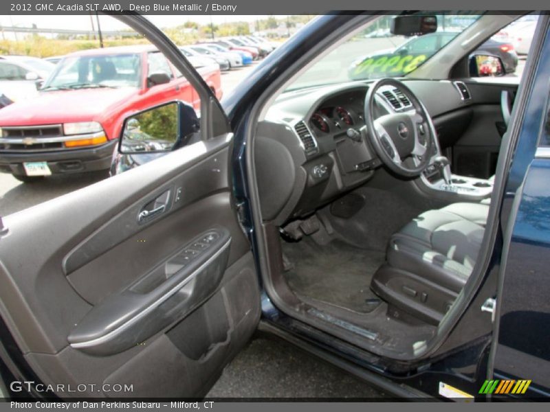 Deep Blue Metallic / Ebony 2012 GMC Acadia SLT AWD