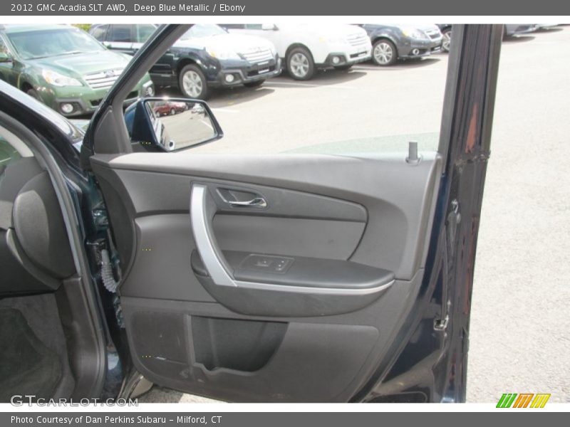 Deep Blue Metallic / Ebony 2012 GMC Acadia SLT AWD