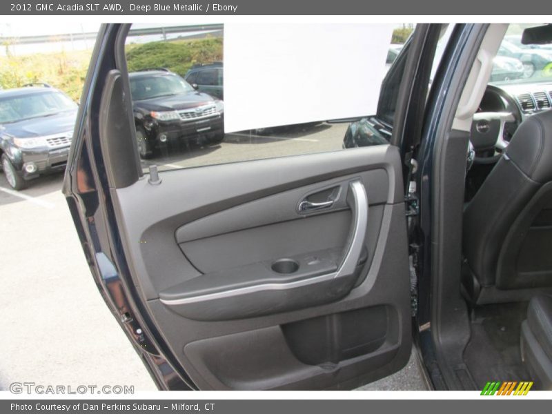 Deep Blue Metallic / Ebony 2012 GMC Acadia SLT AWD
