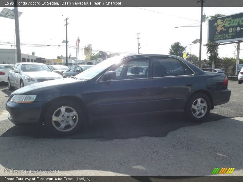 Deep Velvet Blue Pearl / Charcoal 1999 Honda Accord EX Sedan