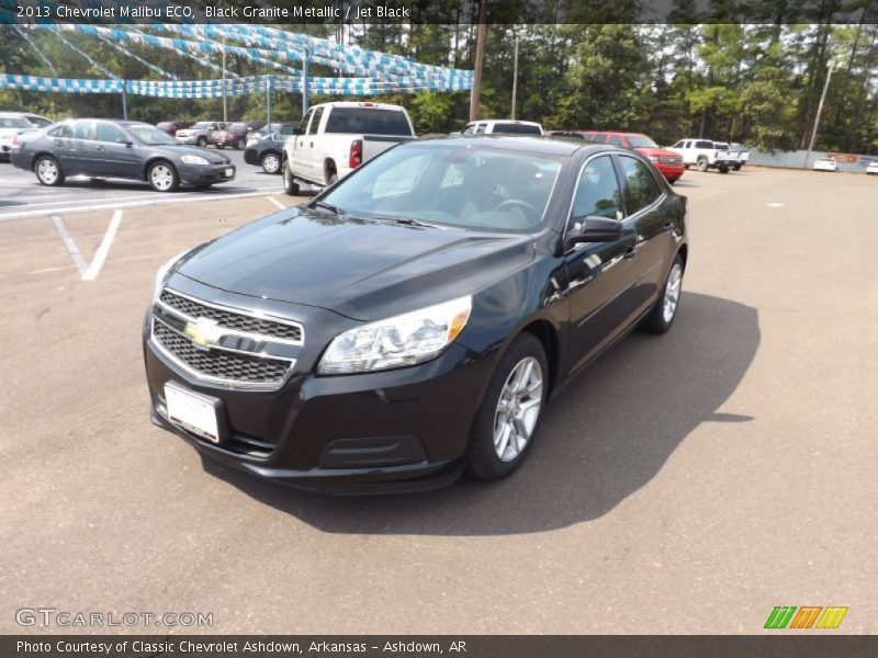 Black Granite Metallic / Jet Black 2013 Chevrolet Malibu ECO