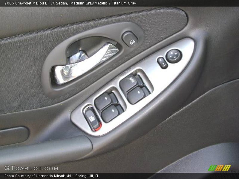Medium Gray Metallic / Titanium Gray 2006 Chevrolet Malibu LT V6 Sedan