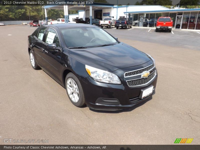 Black Granite Metallic / Jet Black 2013 Chevrolet Malibu ECO