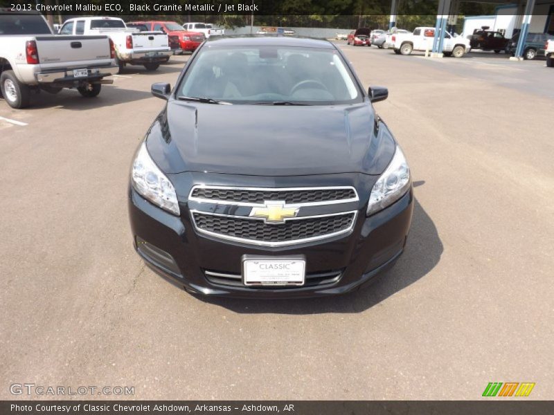 Black Granite Metallic / Jet Black 2013 Chevrolet Malibu ECO