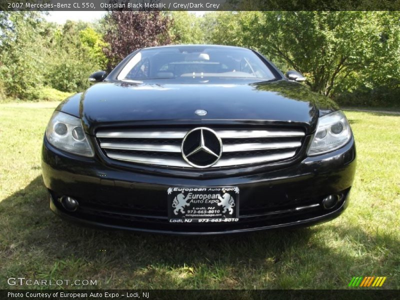 Obsidian Black Metallic / Grey/Dark Grey 2007 Mercedes-Benz CL 550