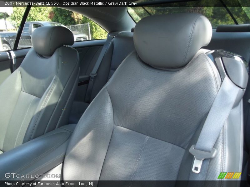 Obsidian Black Metallic / Grey/Dark Grey 2007 Mercedes-Benz CL 550