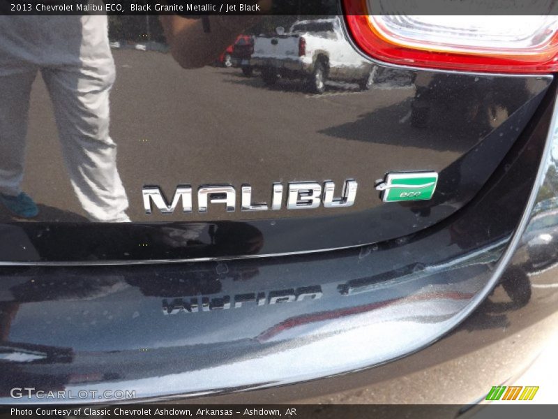 Black Granite Metallic / Jet Black 2013 Chevrolet Malibu ECO