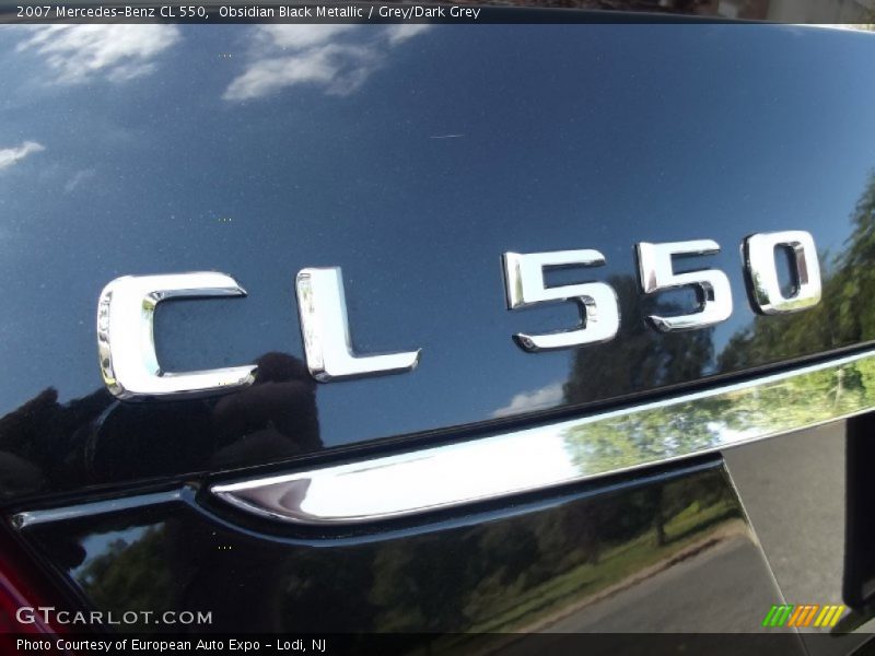 Obsidian Black Metallic / Grey/Dark Grey 2007 Mercedes-Benz CL 550