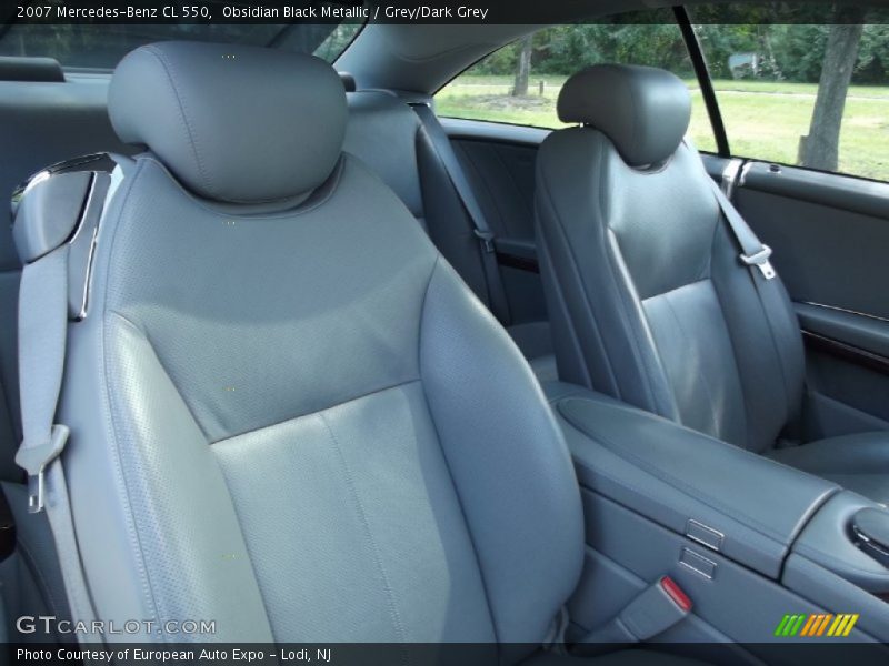 Obsidian Black Metallic / Grey/Dark Grey 2007 Mercedes-Benz CL 550