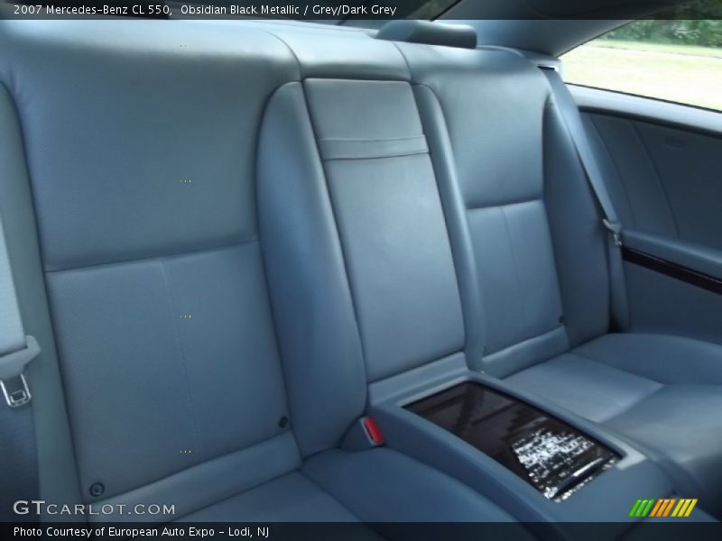 Obsidian Black Metallic / Grey/Dark Grey 2007 Mercedes-Benz CL 550