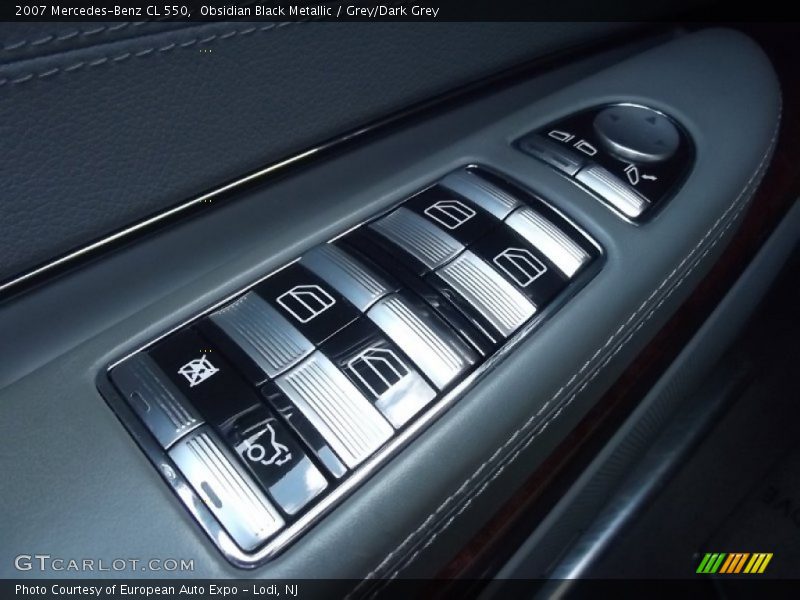 Obsidian Black Metallic / Grey/Dark Grey 2007 Mercedes-Benz CL 550