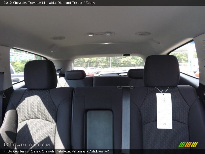White Diamond Tricoat / Ebony 2012 Chevrolet Traverse LT