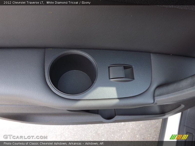 White Diamond Tricoat / Ebony 2012 Chevrolet Traverse LT