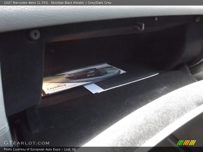 Obsidian Black Metallic / Grey/Dark Grey 2007 Mercedes-Benz CL 550