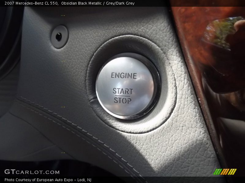 Obsidian Black Metallic / Grey/Dark Grey 2007 Mercedes-Benz CL 550