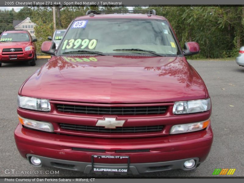 Sport Red Metallic / Tan/Neutral 2005 Chevrolet Tahoe Z71 4x4