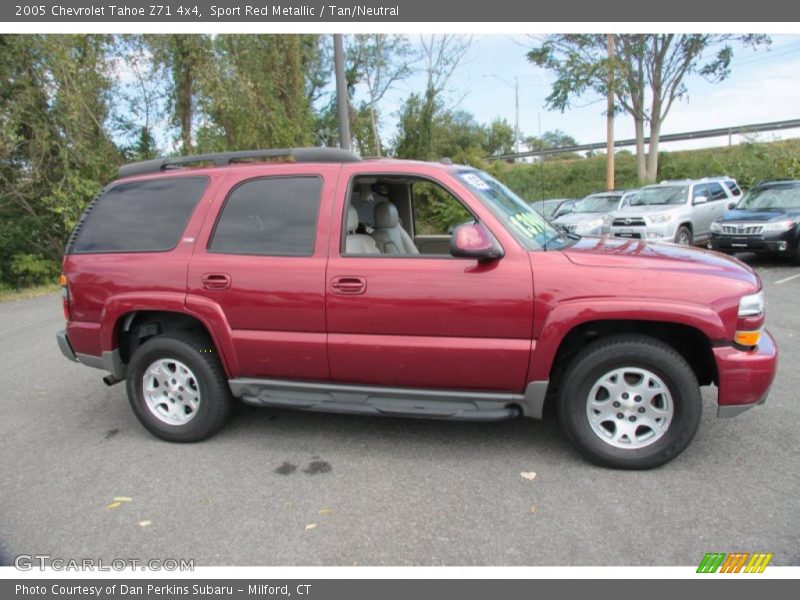 Sport Red Metallic / Tan/Neutral 2005 Chevrolet Tahoe Z71 4x4