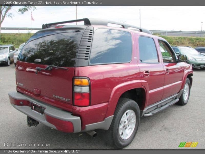 Sport Red Metallic / Tan/Neutral 2005 Chevrolet Tahoe Z71 4x4